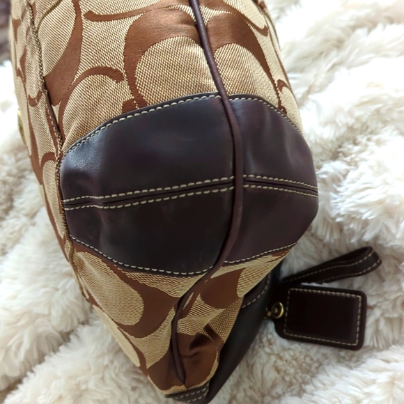 VTG COACH Signature Ergo Hobo Leather Shoulder Bag - Picture 11 of 14